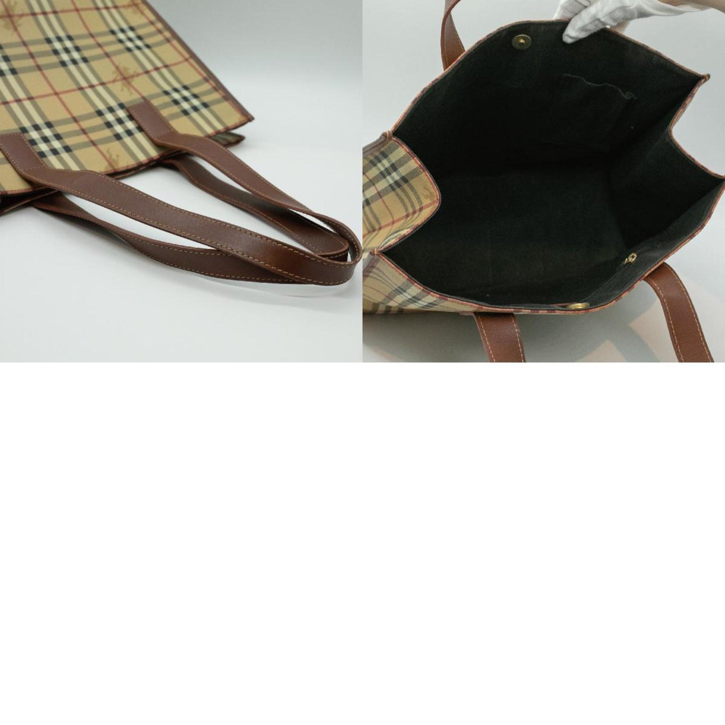 Luxury Burberry Nova Check Tote