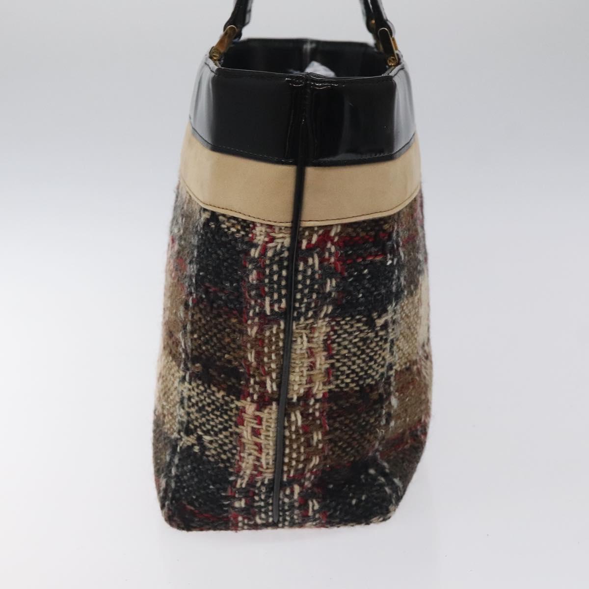 Burberry Brown Canvas Tote Bag ( )