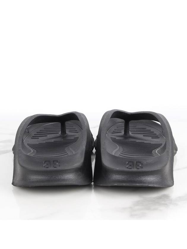 Luxury Balenciaga Trending 2026 Flip flop slippers black 36 230