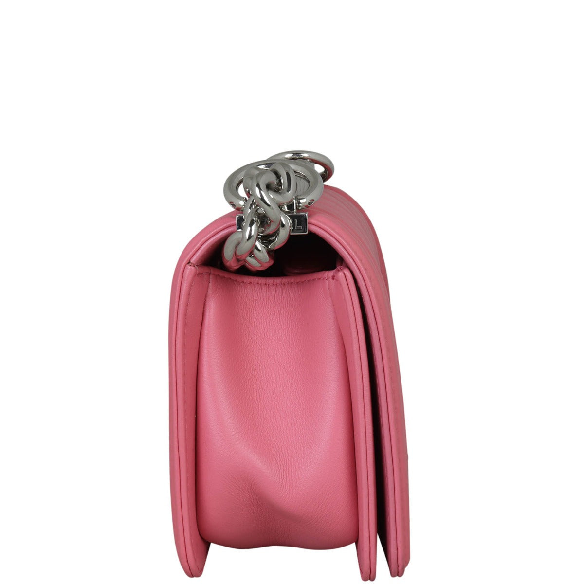 Chanel Boy Small Chevron | Pink
