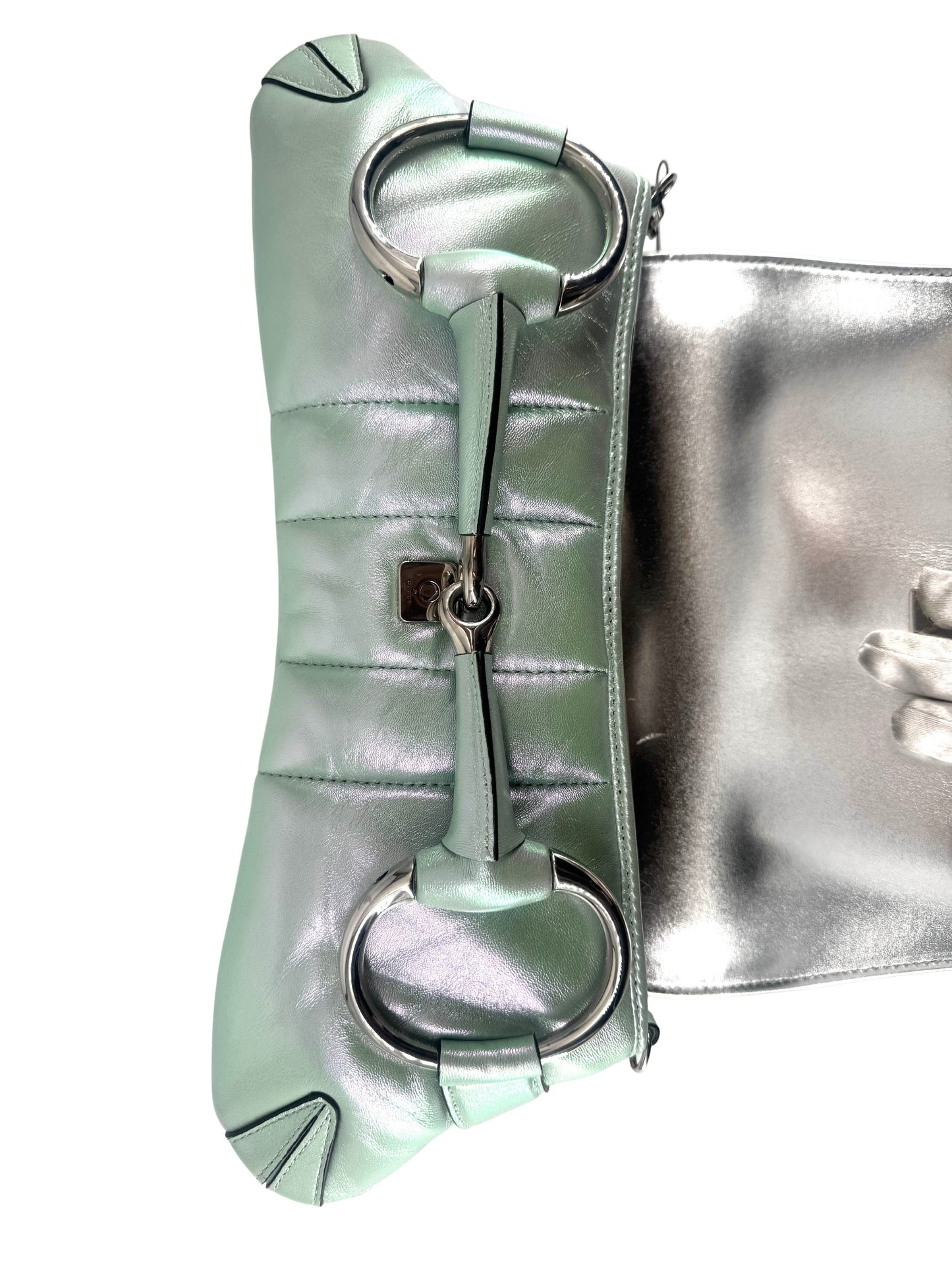 Gucci Horsebit Chain Shoulder Bag Vertical Quilted Leather Other Leather Shoulder Bag Bag ( )