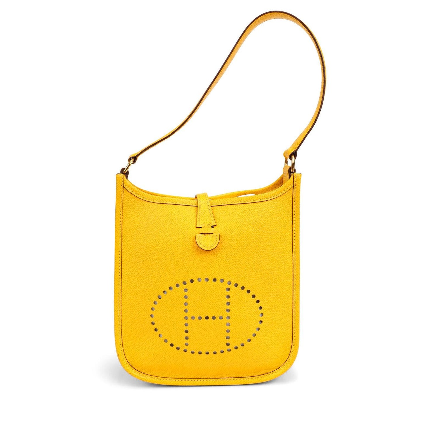 Luxury Hermes Vintage Soufre Epsom Evelyne TPM