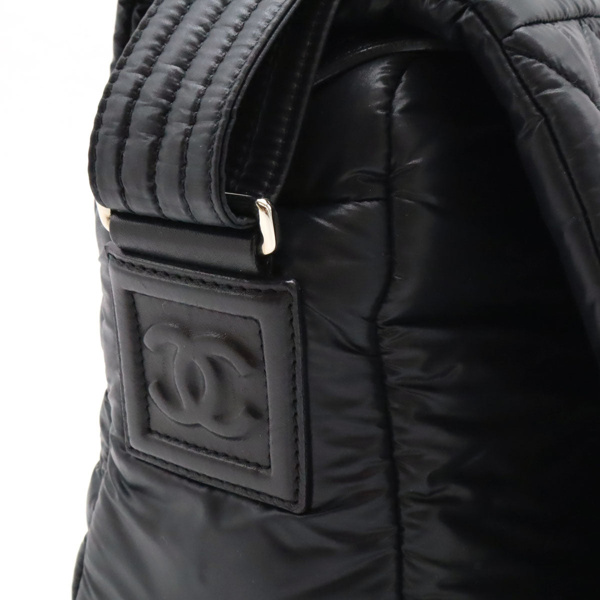 Chanel Nylon Coco Cocoon Matelasse Shoulder Bag Classic Flap