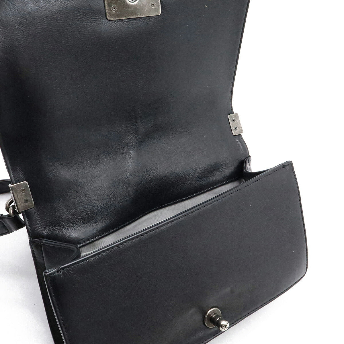 Chanel Leather Boy Chanel Chain Shoulder Bag