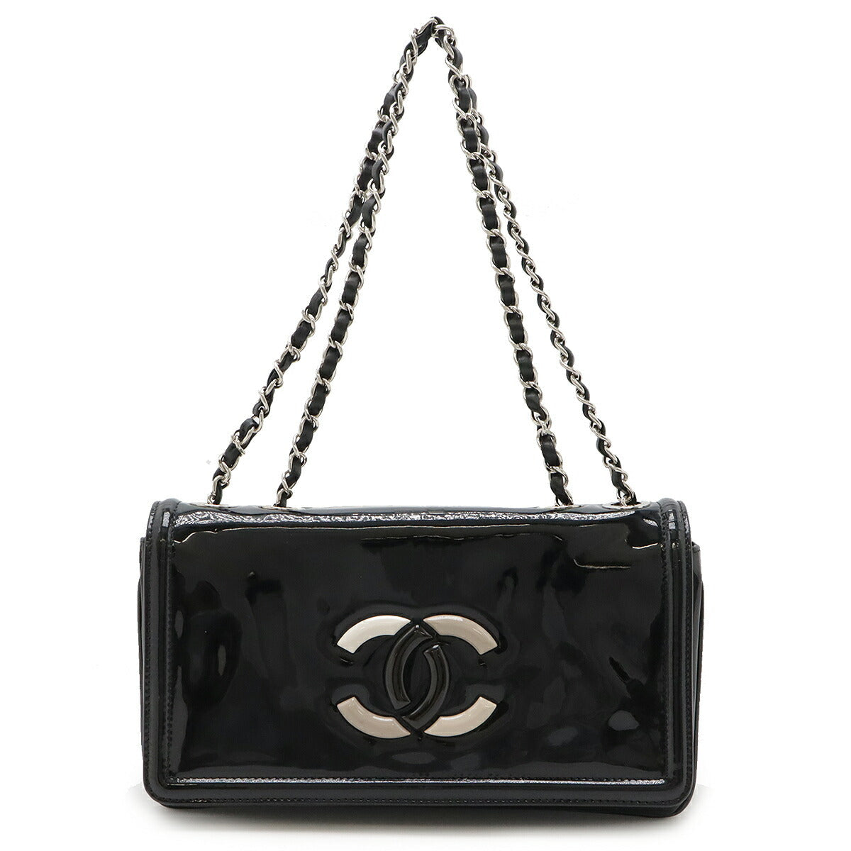 Chanel Enamel/Lambskin Lipstick Coco Mark Chain Shoulder Bag
