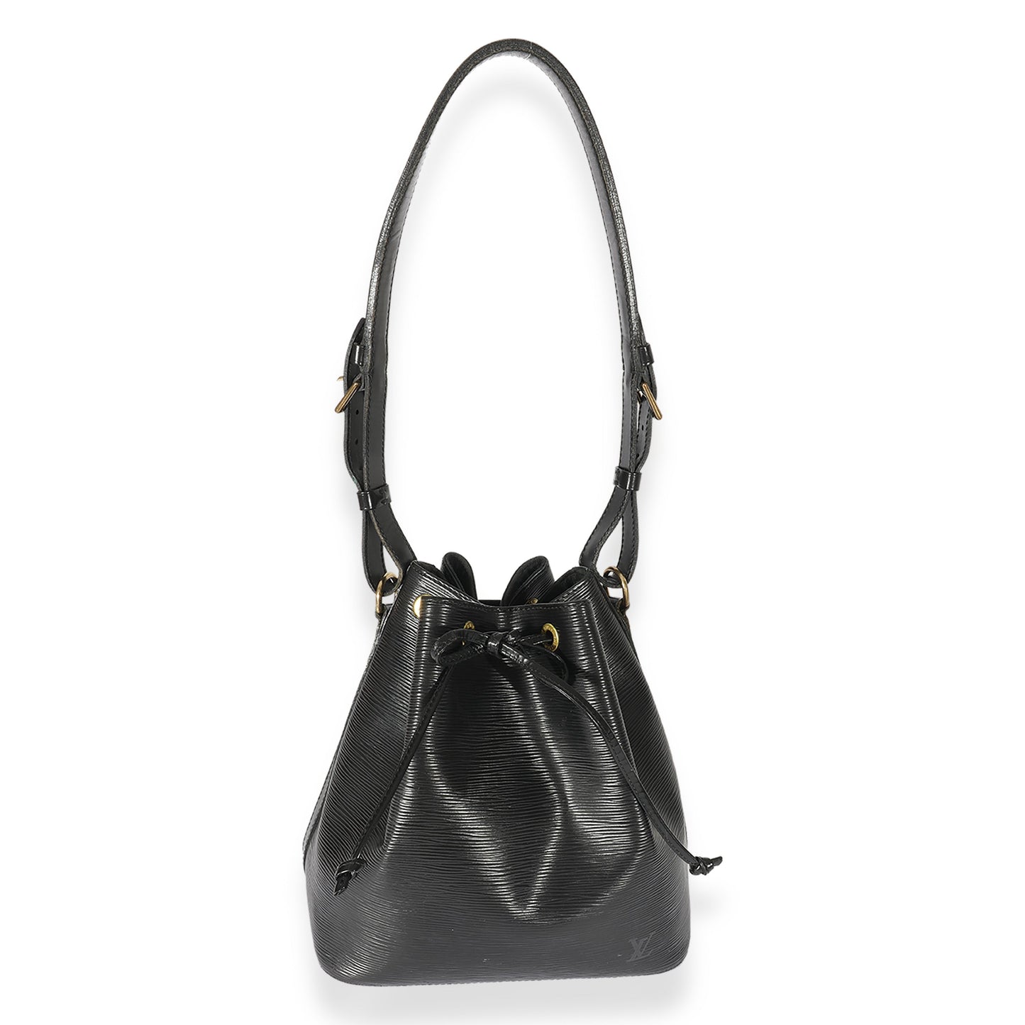 Louis Vuitton Vintage Black Leather Epi Noe