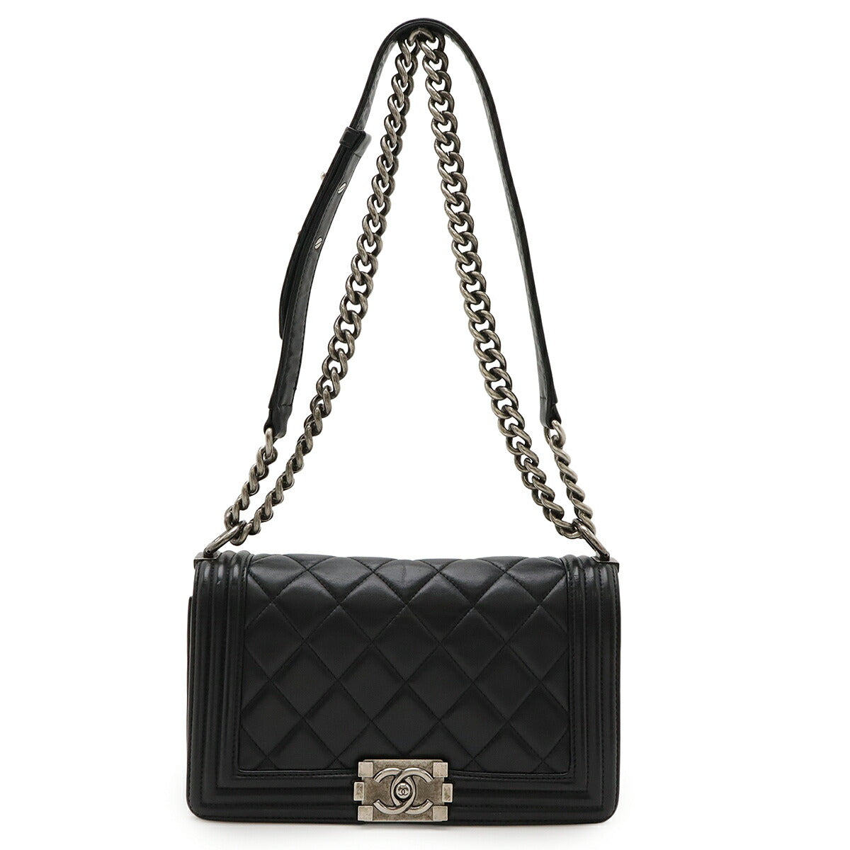 Chanel Boy Chanel Matelasse Calfskin Shoulder Bag