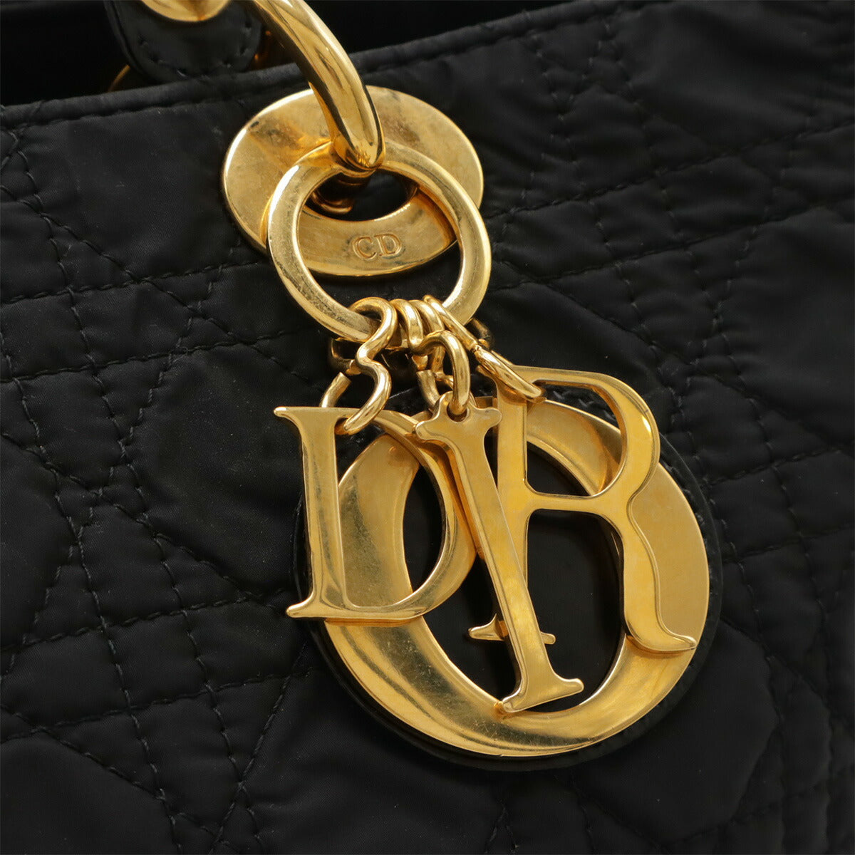 Christian Dior Lady Dior Nylon 2way Bag
