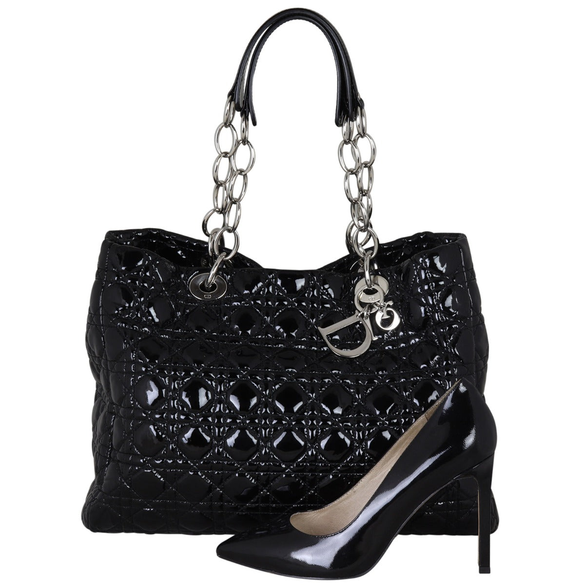 Dior Lady Dior Shopping Tote Large