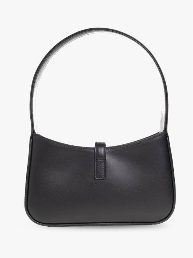 Luxury Saint Laurent Trending 2025 LE 5A 7 Small Smooth Leather Hobo Shoulder Bag Black