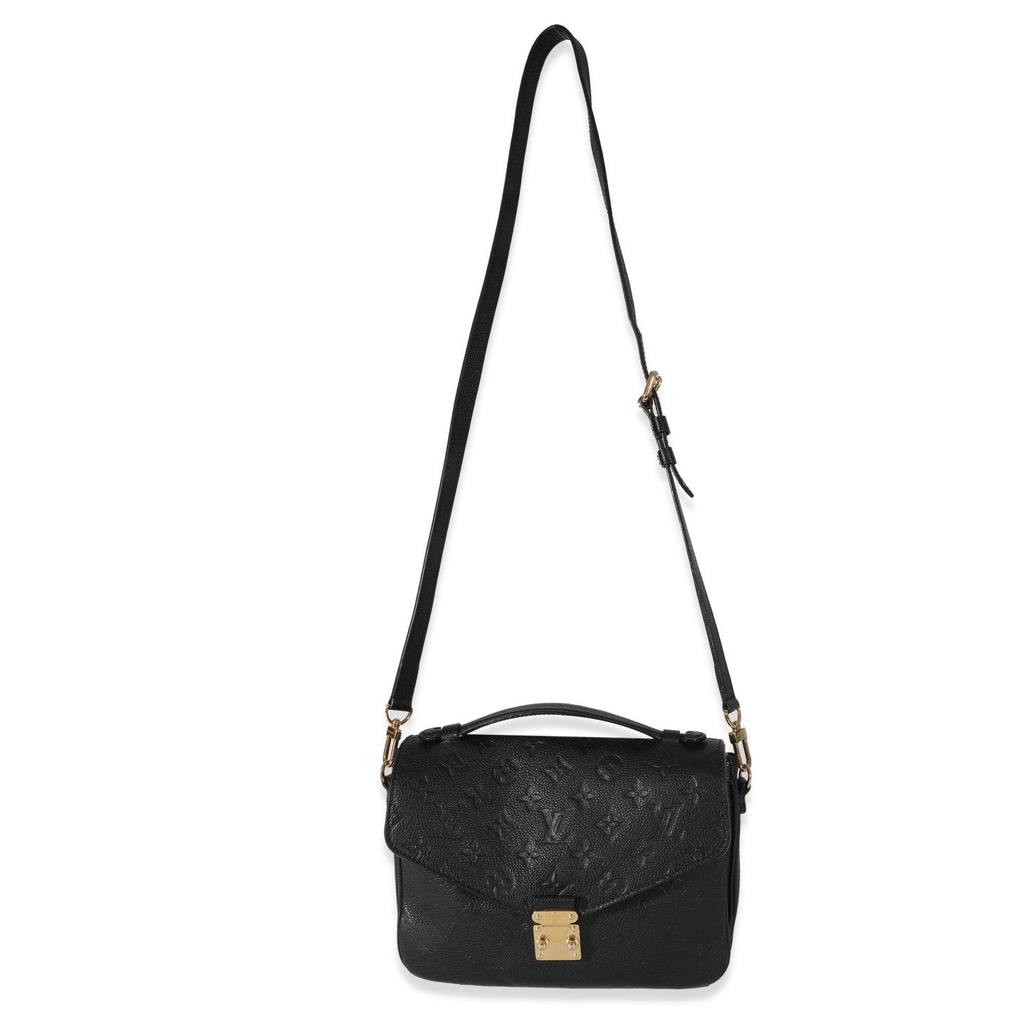 Louis Vuitton Black Monogram Empreinte Pochette Metis