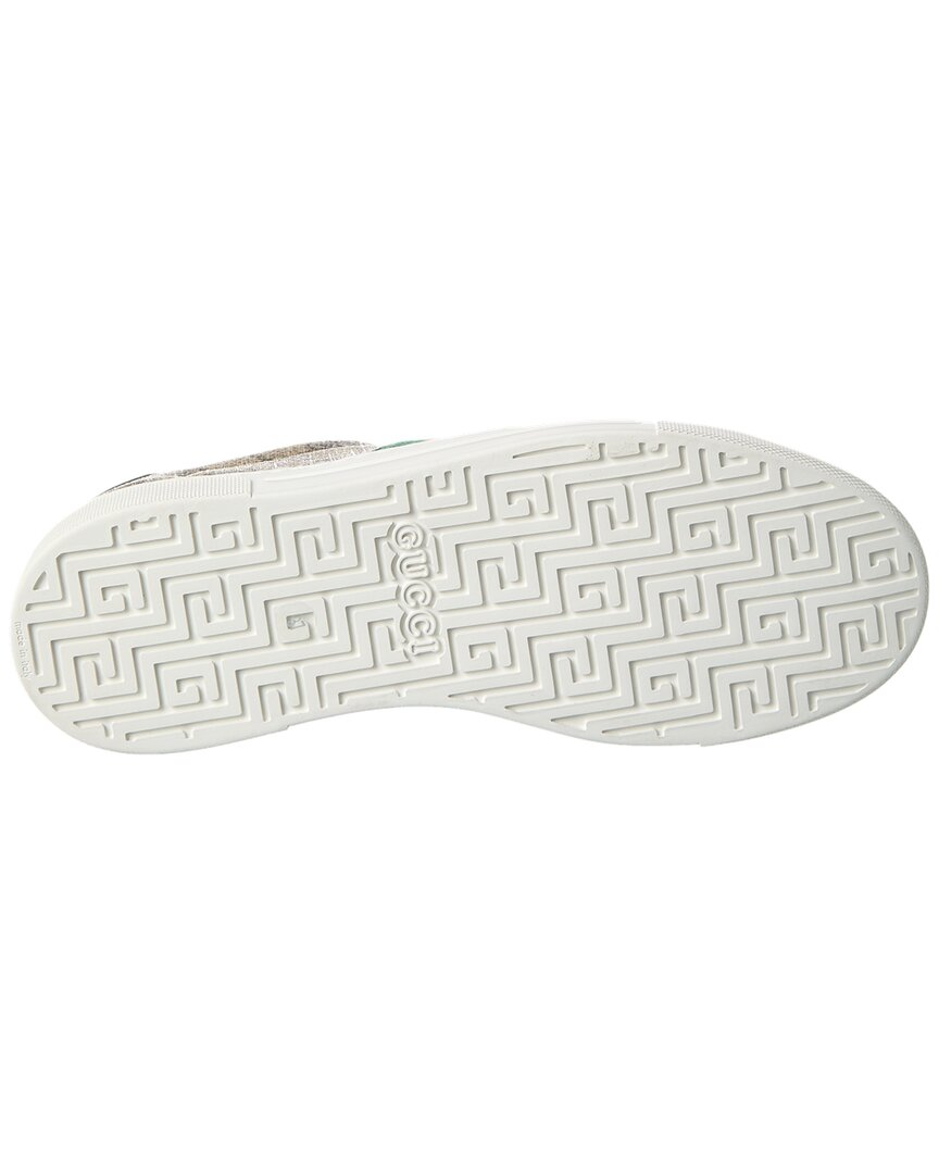 Gucci Ace Gg Supreme Canvas & Leather Sneaker, 37, Green