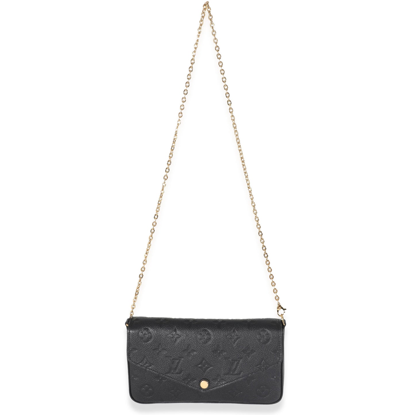 Louis Vuitton Black Monogram Empreinte Félicie Pochette