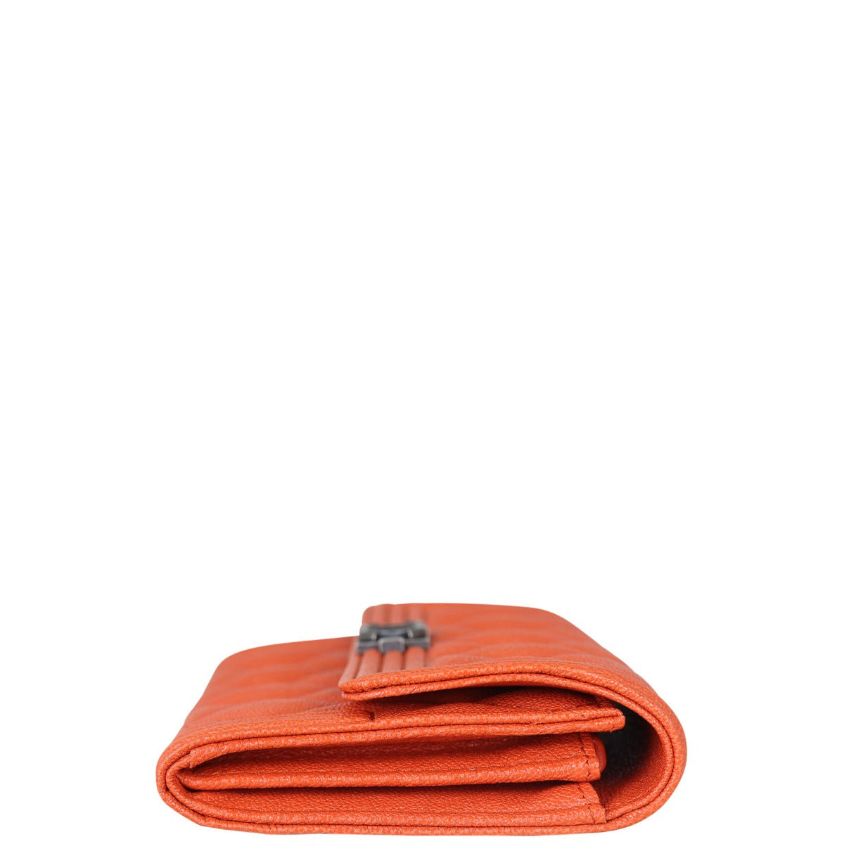 Chanel Boy Compact Wallet | Orange