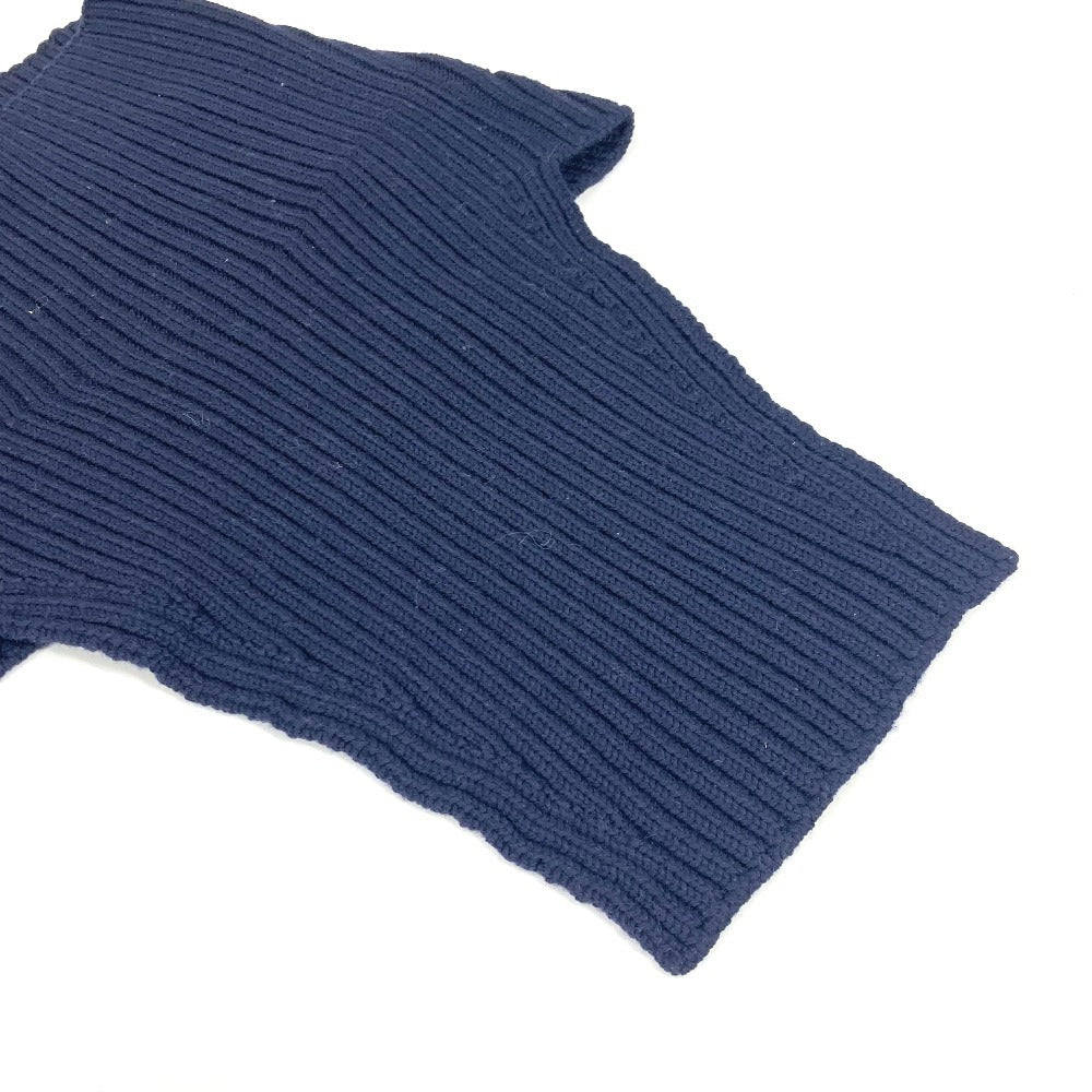 PRADA Scarf wool Navy neck warmer unisex(Unisex)