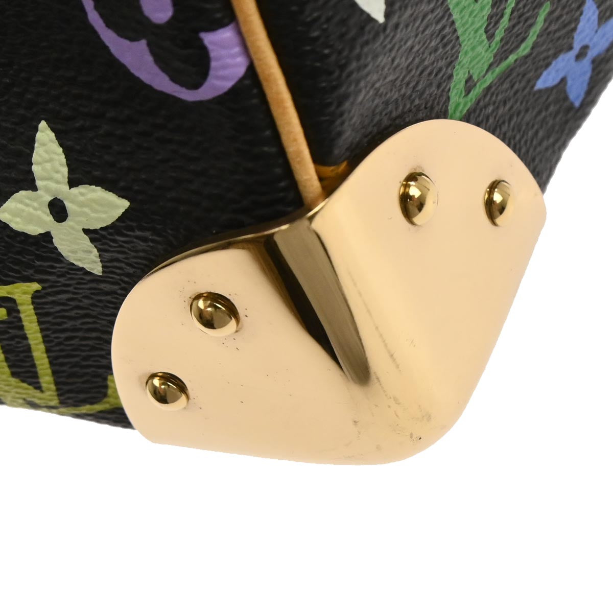 Louis Vuitton 2005 Black Monogram Multicolor 30 Handbag M92642