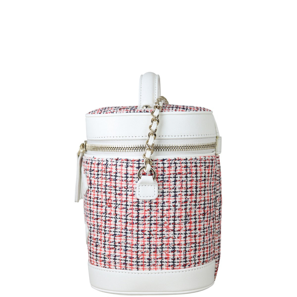 Chanel CC Tweed Vanity Case