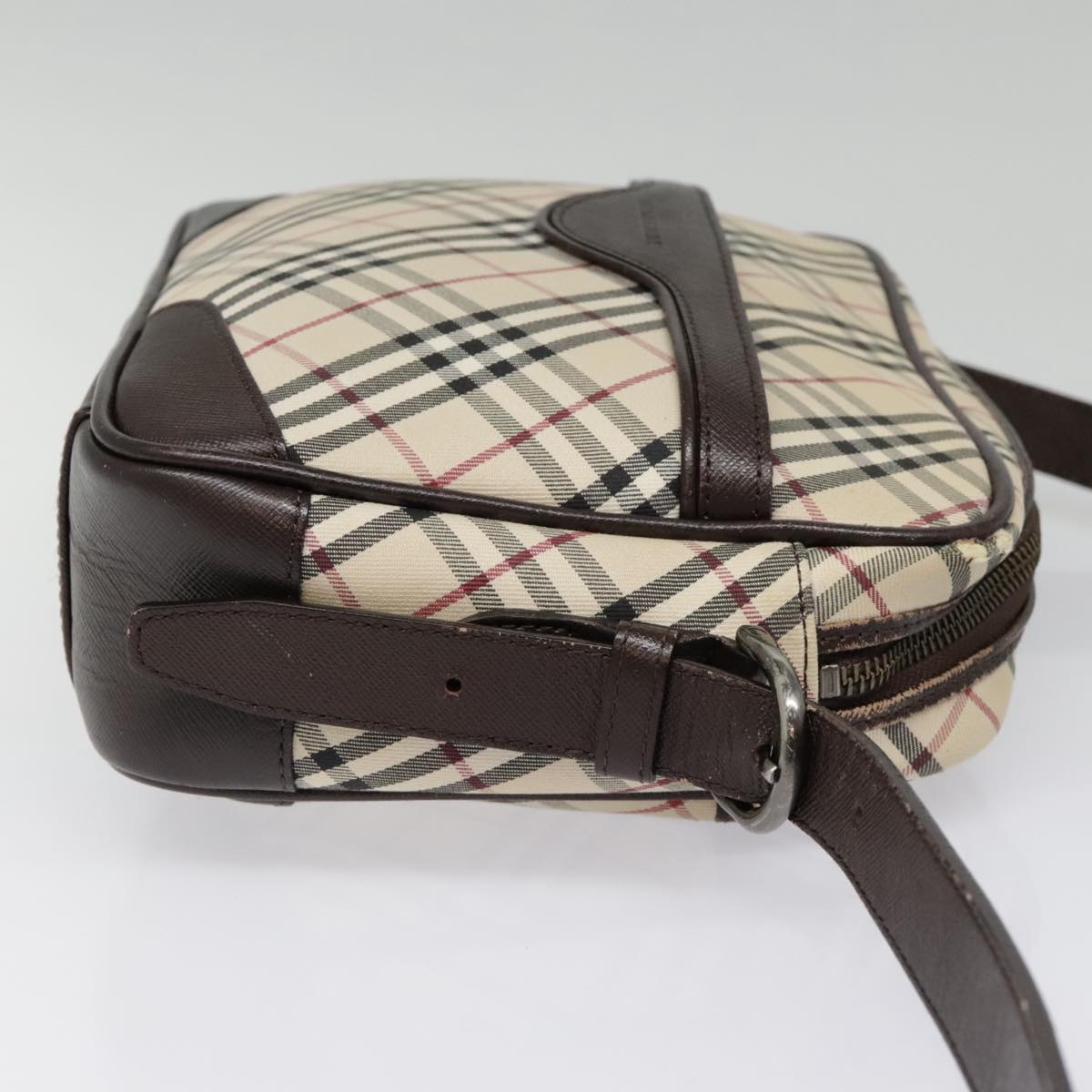 Burberry Nova Check Beige Canvas Shoulder Bag ( )