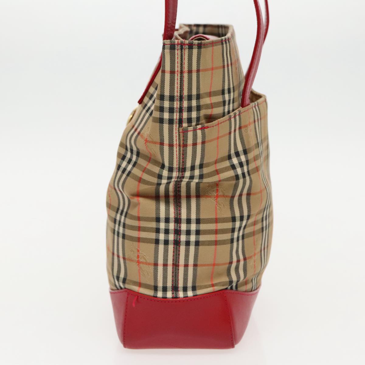 Burberry Nova Check Beige Canvas Shoulder Bag ( )