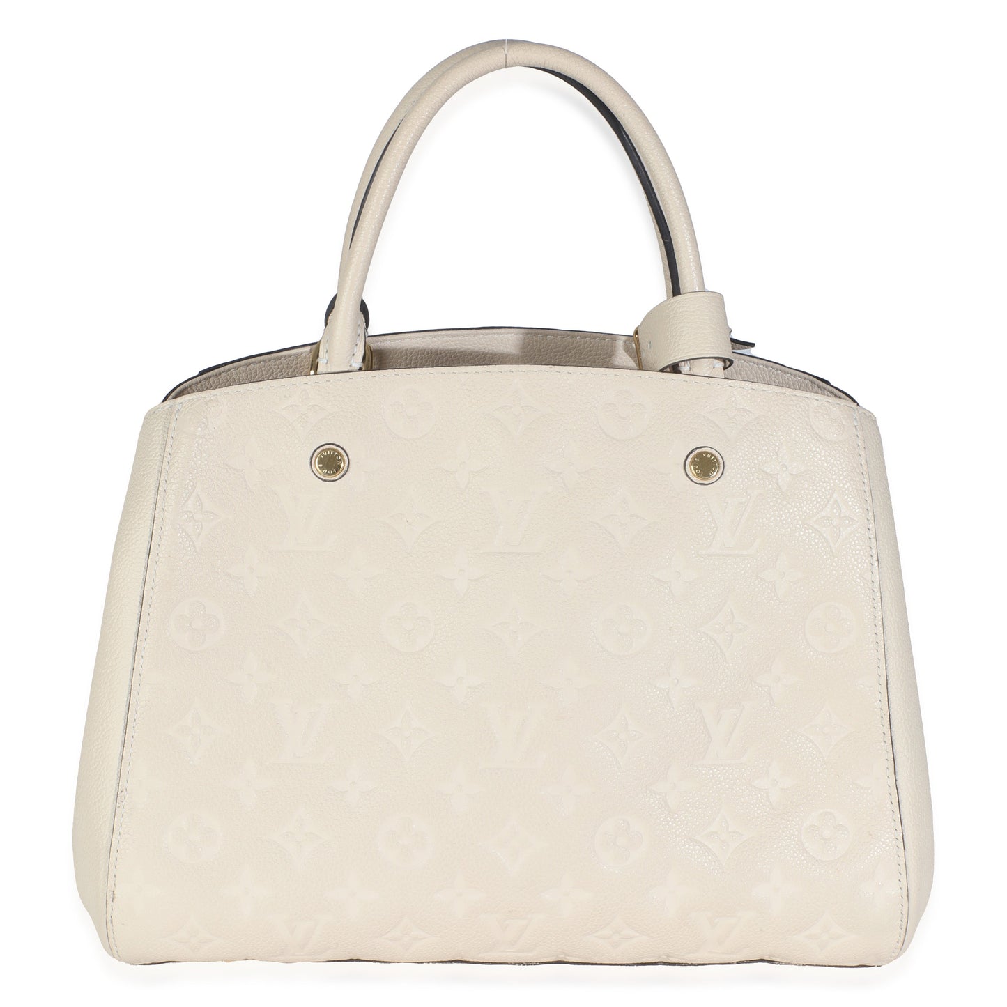 Louis Vuitton Creme Monogram Empreinte Montaigne MM
