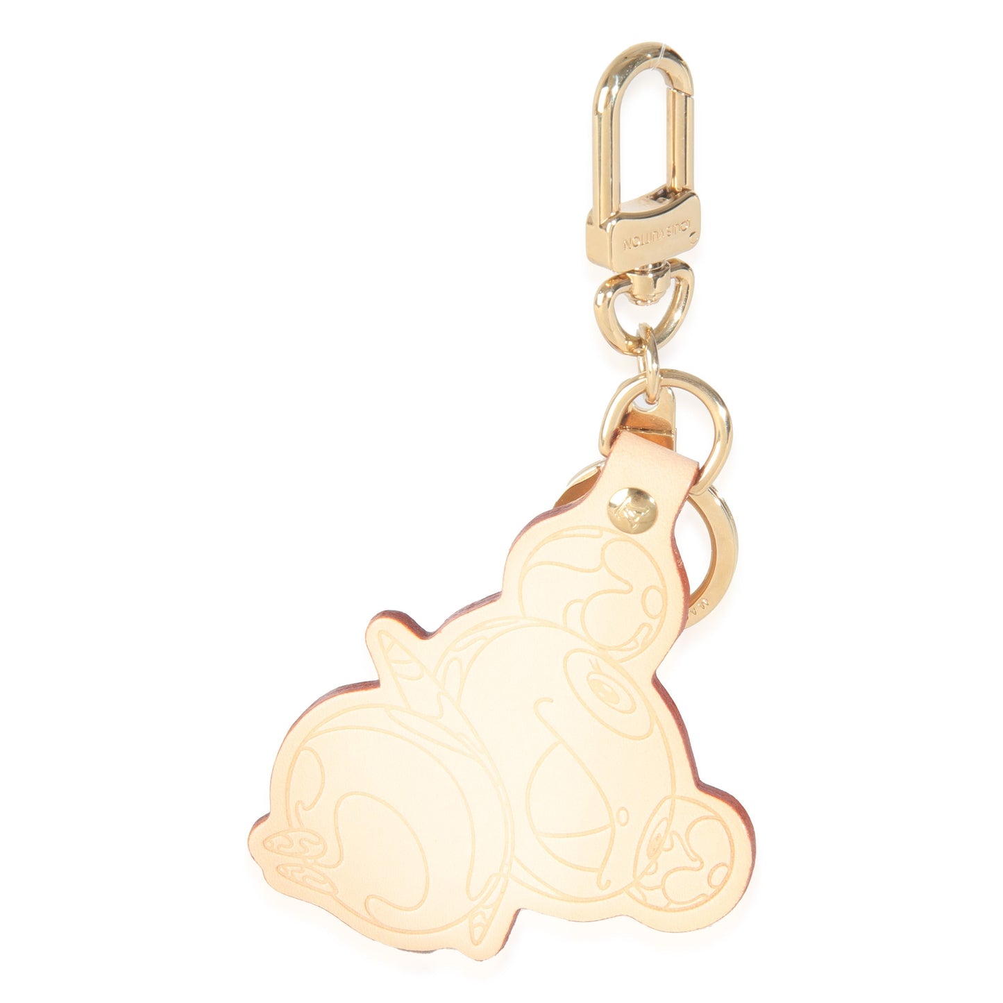 Louis Vuitton x Takashi Murakami Vachetta Panda Key Holder Bag Charm
