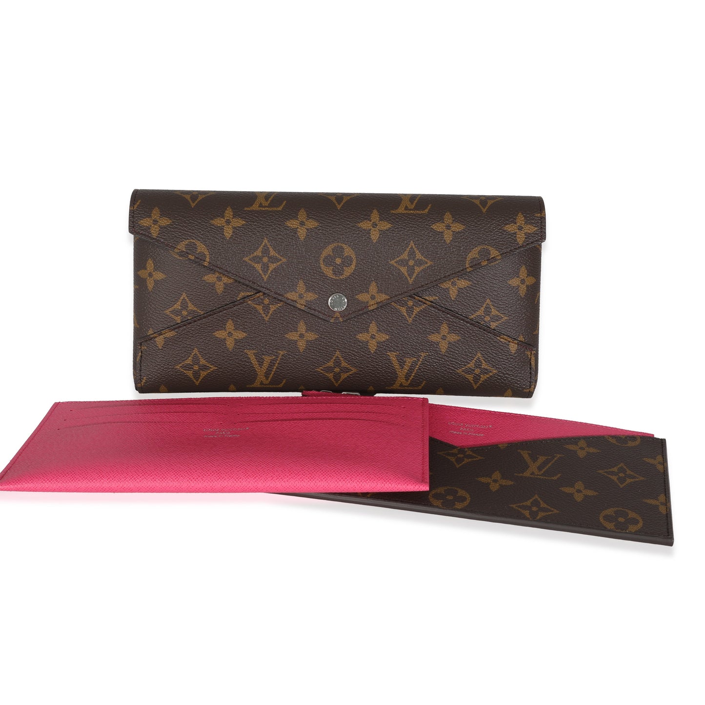 Louis Vuitton Pondichery Pink Monogram Canvas Kirigami Organizer Wallet