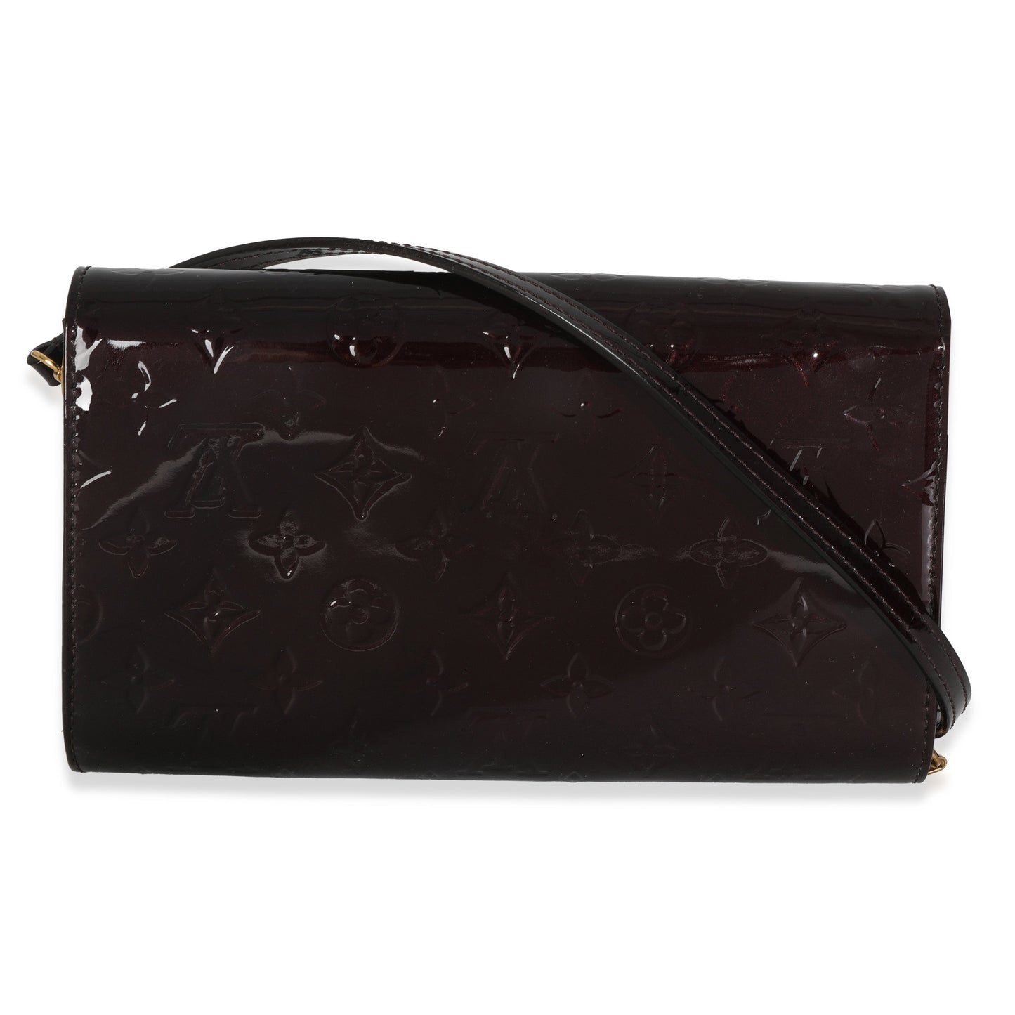 Louis Vuitton Amarante Monogram Vernis Ana Clutch