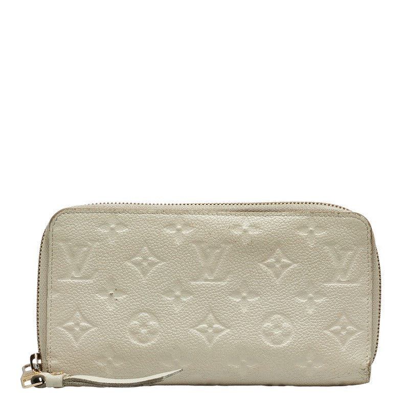 Louis Vuitton Monogram Amplant M93437 Long Wallet Leather Negro White