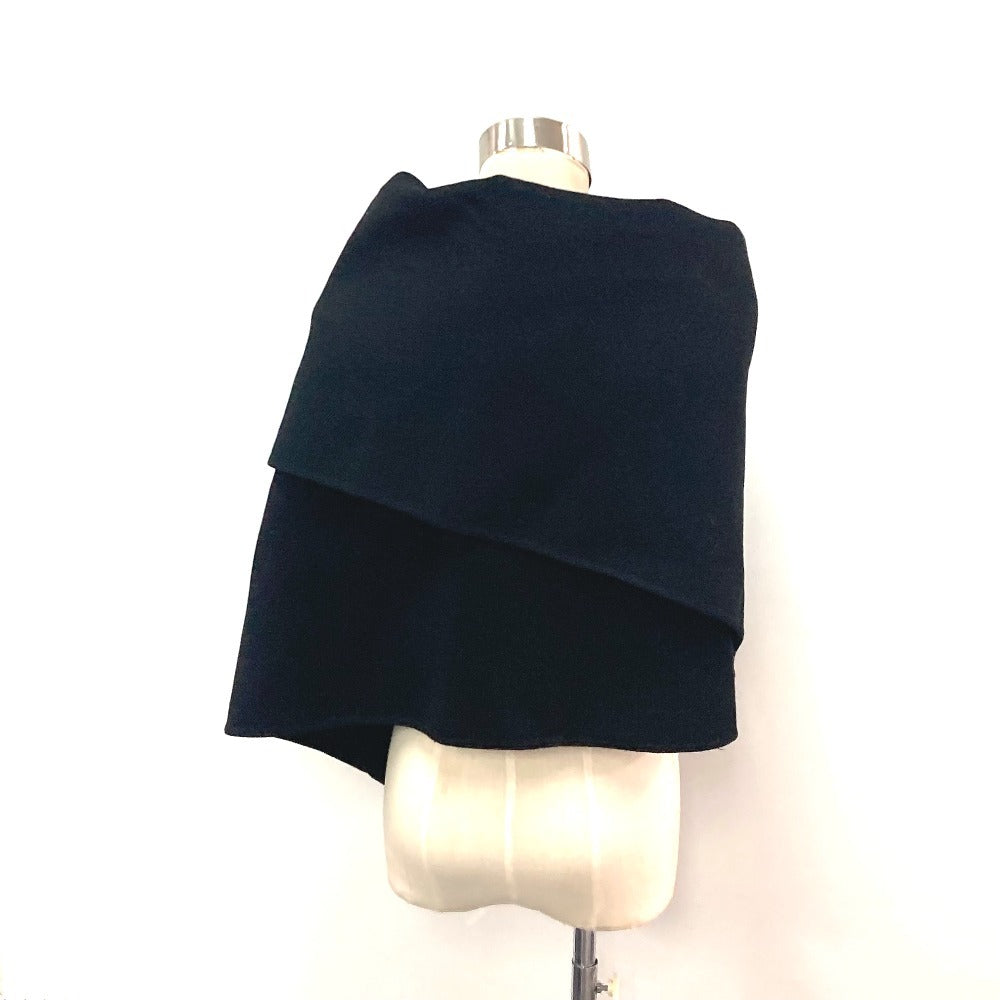 LOUIS VUITTON poncho cashmere black T.U