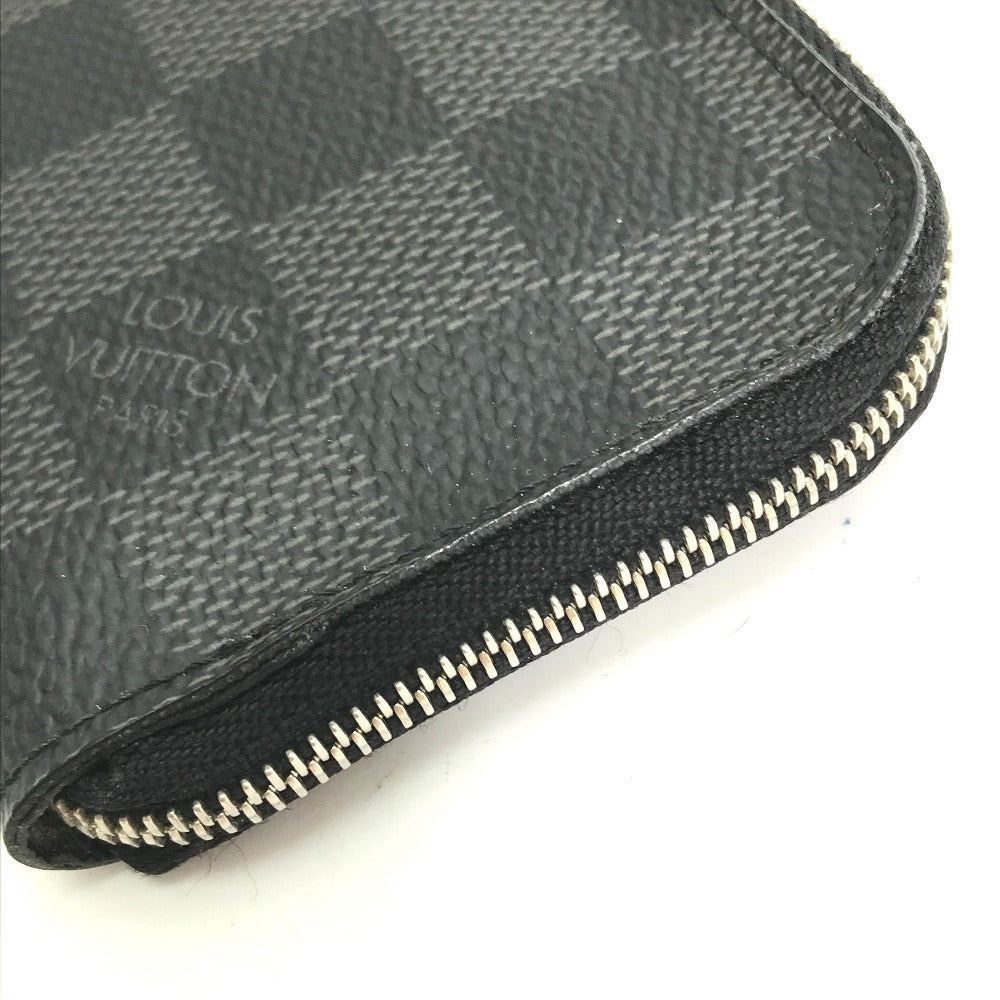 LOUIS VUITTON Coin case N61237 Damier Grafitto Canvas black Damier Grafitte Porto Monnaie mens