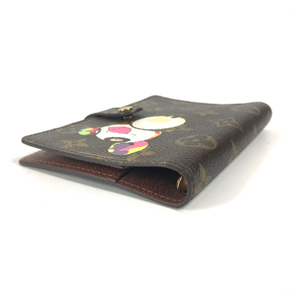 LOUIS VUITTON Notebook cover R20011 Monogram canvas Brown Monogram Panda Takashi Murakami Agenda PM