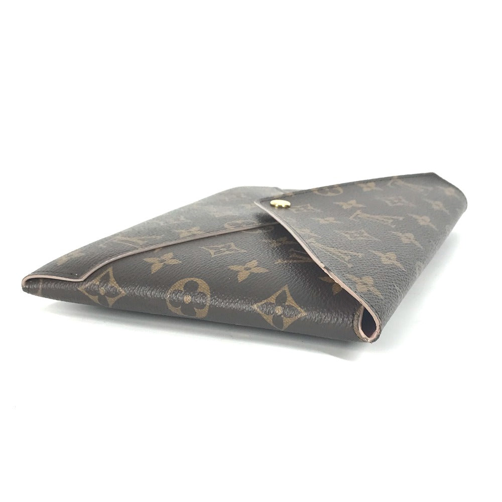 LOUIS VUITTON Clutch bag Monogram canvas Brown Monogram Pochette Kirigami Women
