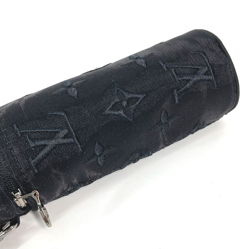 LOUIS VUITTON Pouch M77147 Cotton, Polyester black monogram mesh Pouch only