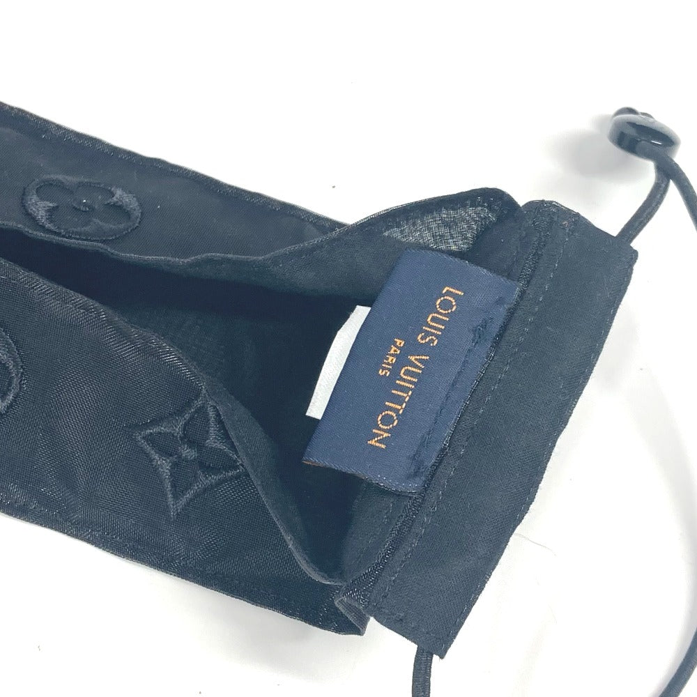 LOUIS VUITTON Pouch M77147 polyester black monogram mesh Mask Covers & Masks unisex(Unisex)