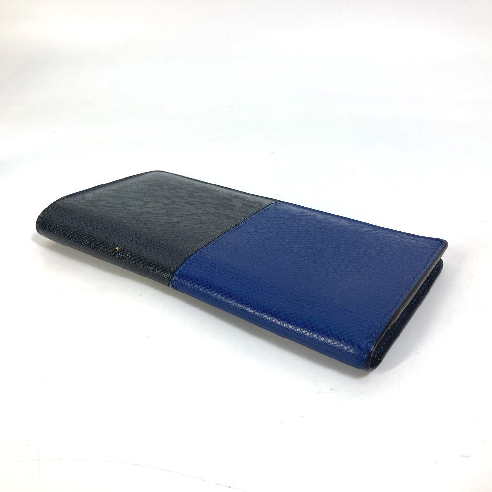 LOUIS VUITTON Long Wallet Purse M30713 Taiga Leather Navy Taiga V Portefeuille Blaza NM mens