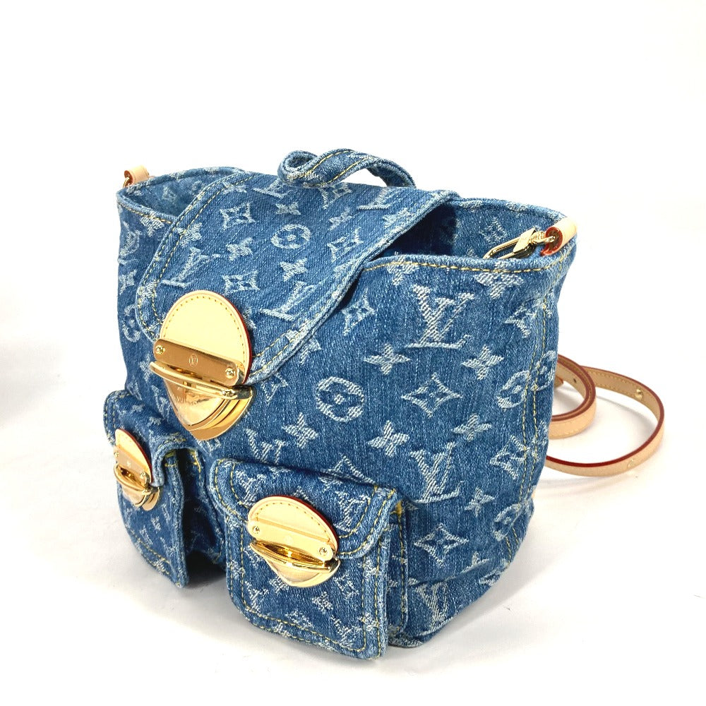 LOUIS VUITTON Backpack M46836 Monogram denim blue New LV Remix Venice
