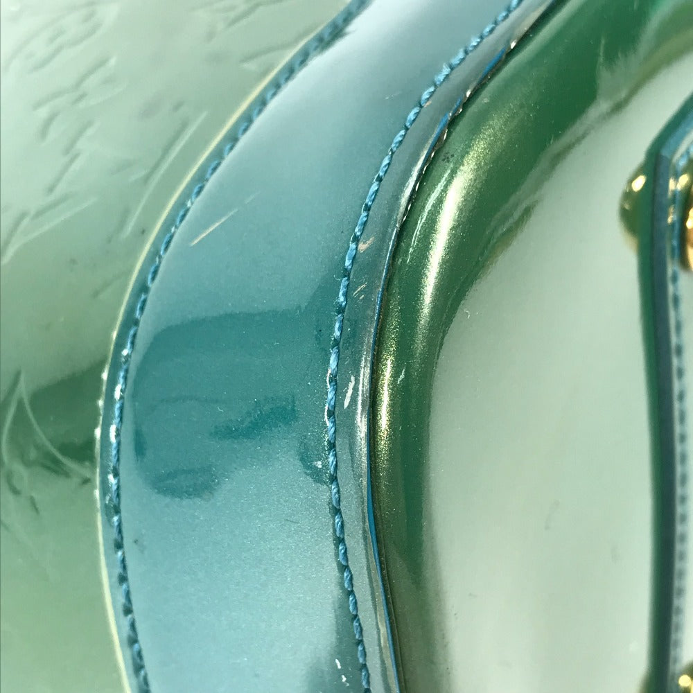 LOUIS VUITTON Handbag M93628 Monogram Vernis green Monogram Vernis Alma GM