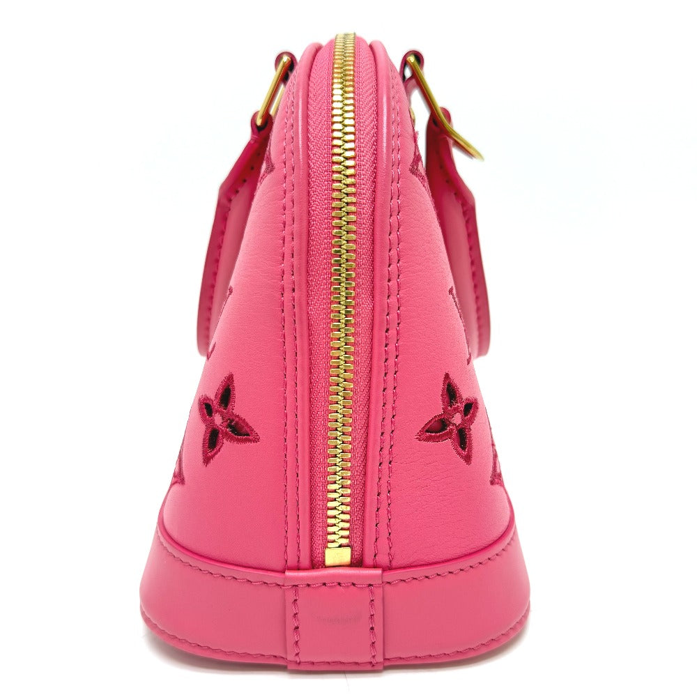 LOUIS VUITTON Handbag M22878 leather pink LV Broderie Anglaise Alma BB
