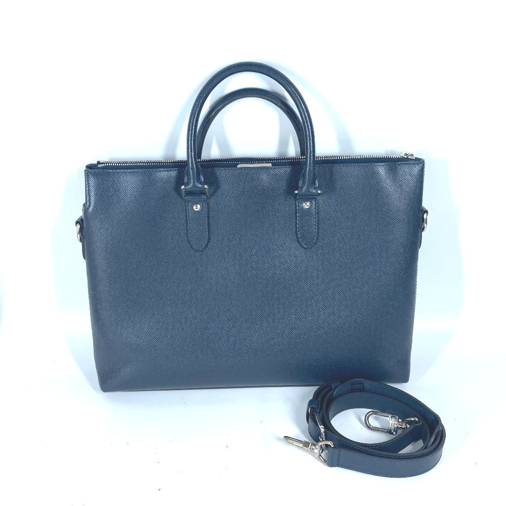 LOUIS VUITTON Business bag M33417? Taiga Leather Navy Taiga Anton