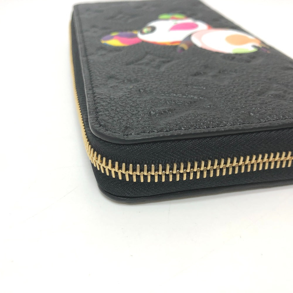 LOUIS VUITTON Long Wallet Purse M14160 Monogram Ann Platt Leather black Japan exclusive LVxTM Zippy wallet