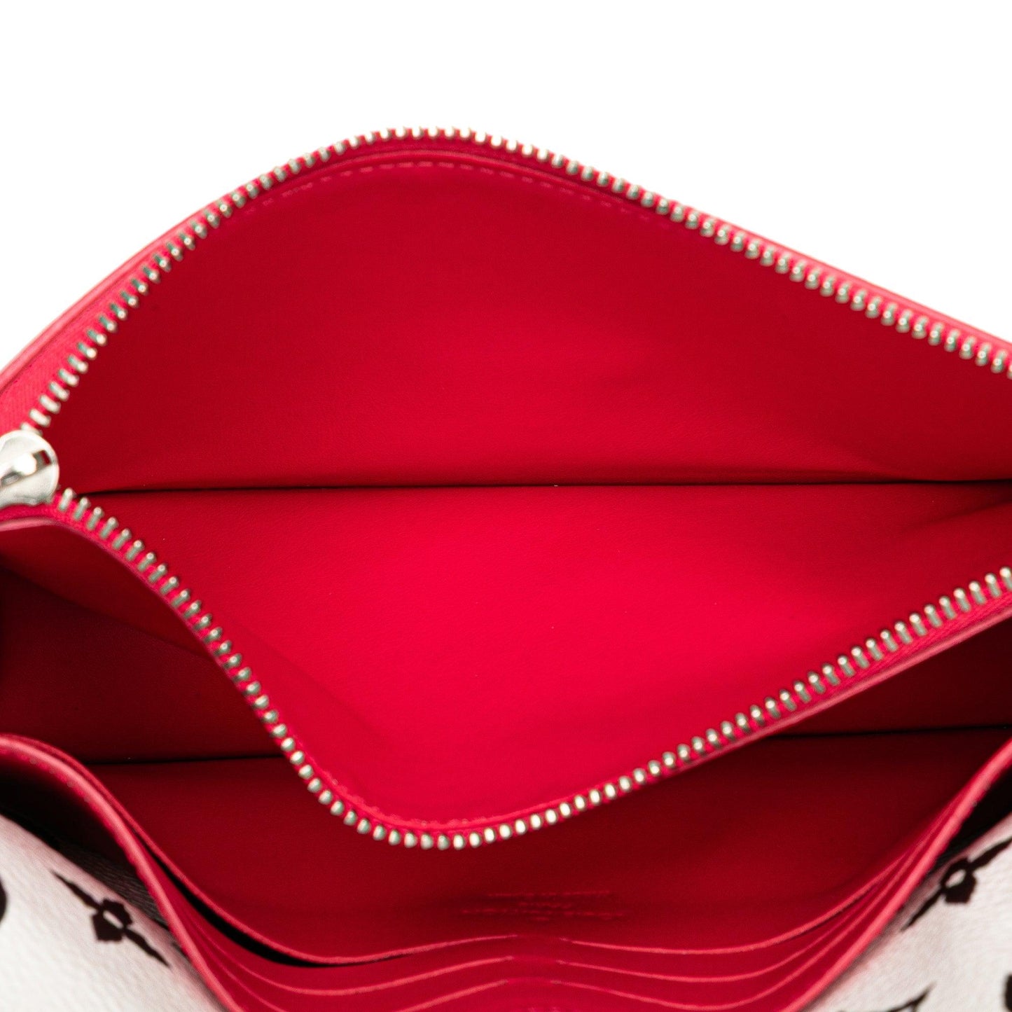 Pink Louis Vuitton Portefeuille Cherrywood Wallet On Chain Crossbody Bag