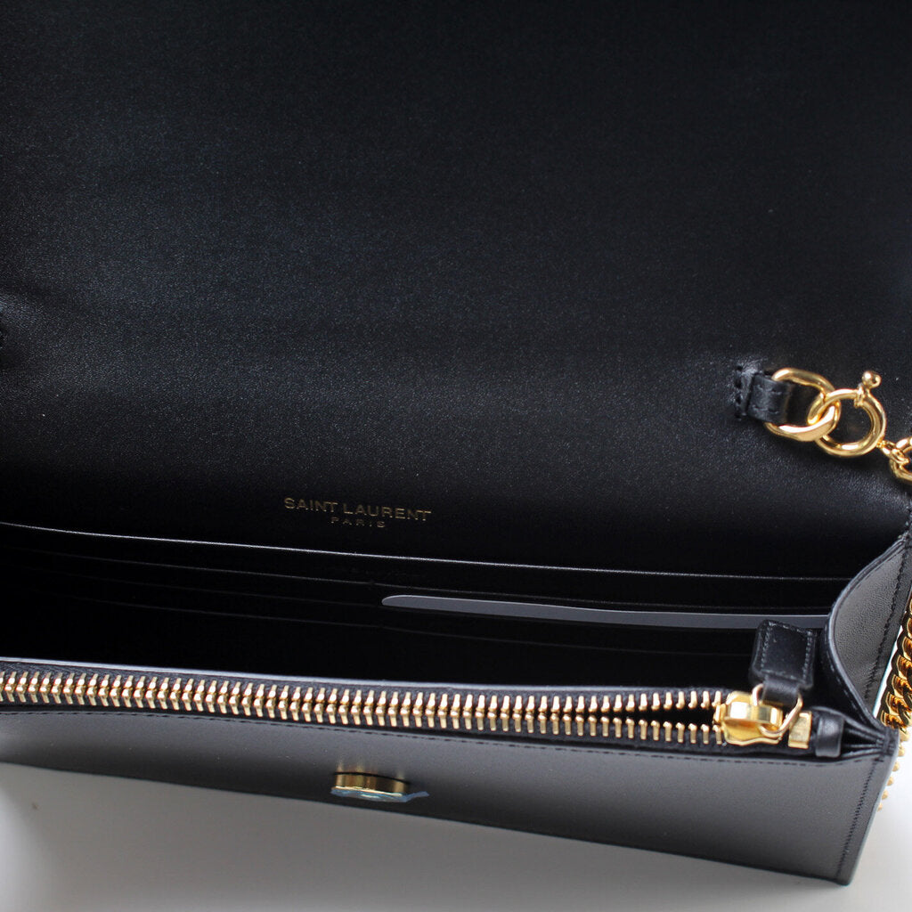 Saint Laurent Kate Tassel Chain Wallet Bag