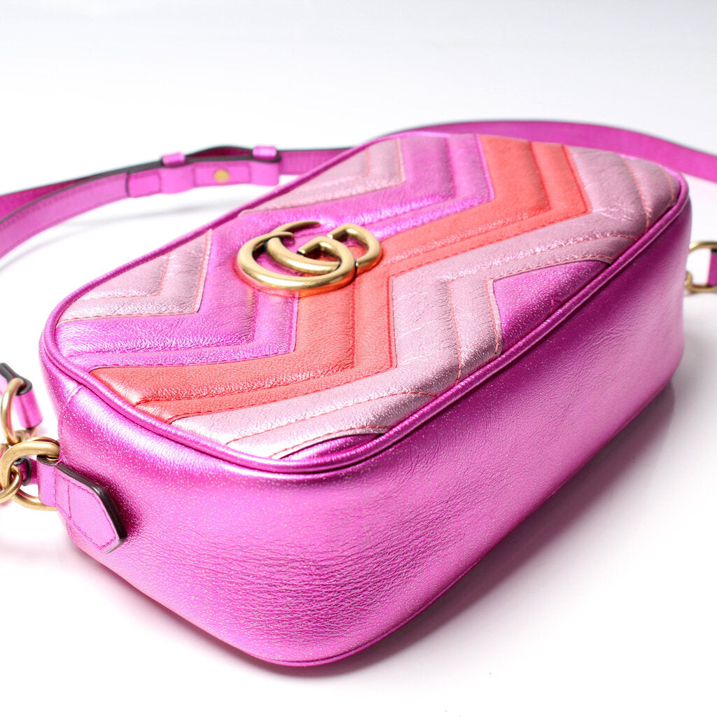 Gucci 447632 Marmont Small Leather Camera Bag