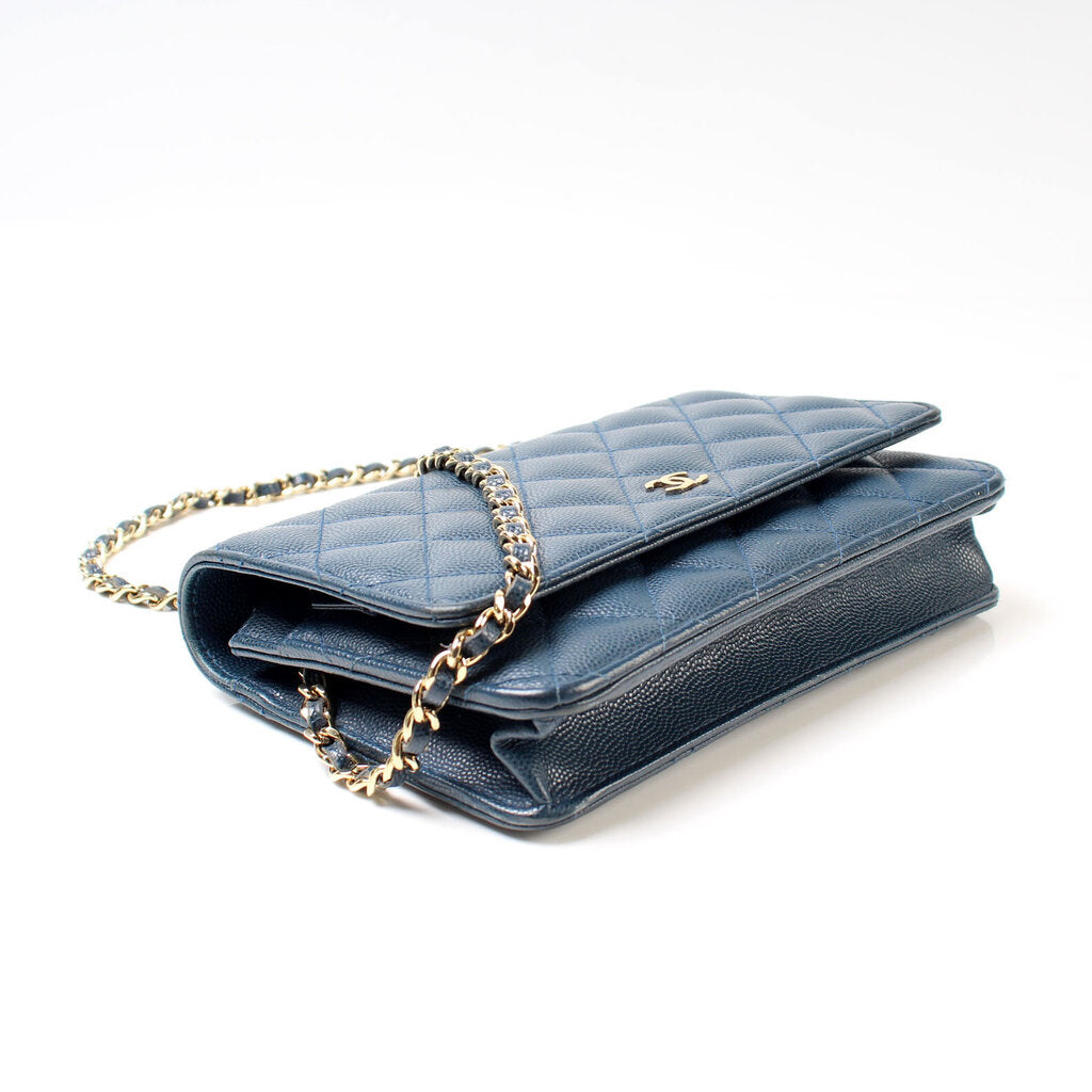 Chanel WOC Classic Quilted Caviar 22M Bag
