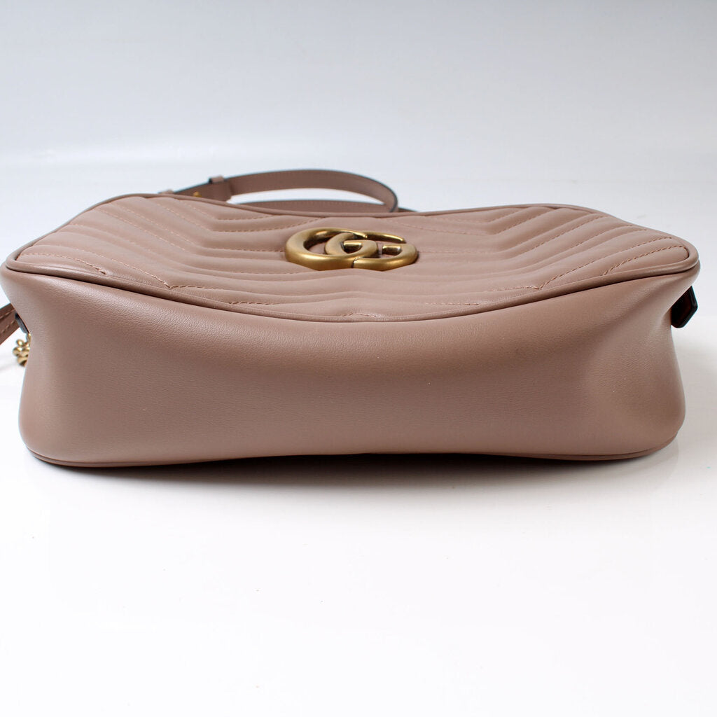 Gucci 447632 Marmont Small Leather Camera Bag