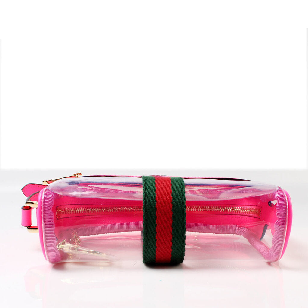 Gucci 517350 GG Transparent Mini Ophidia Bag