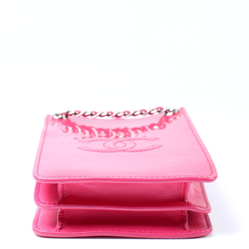 Chanel Timeless Patent Phone Holder Bag