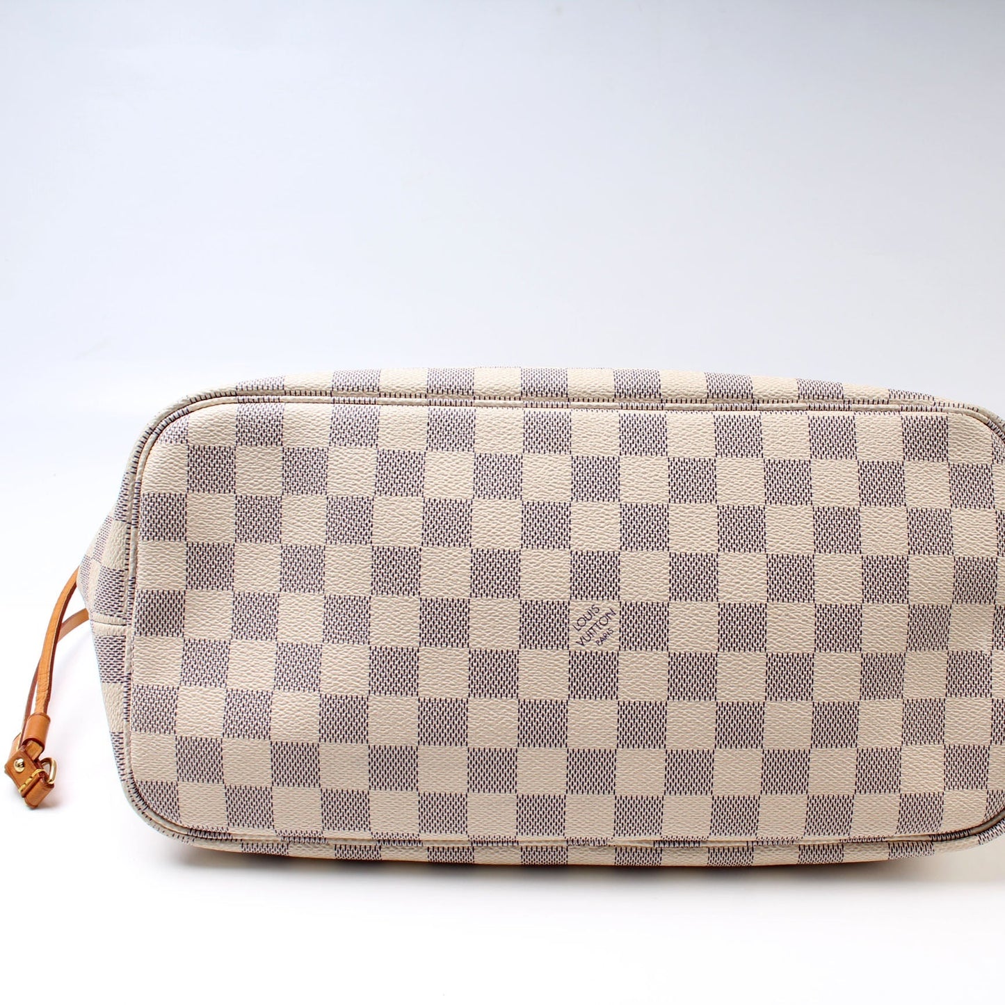 Louis Vuitton Neverfull MM W/Wallet Damier Azur