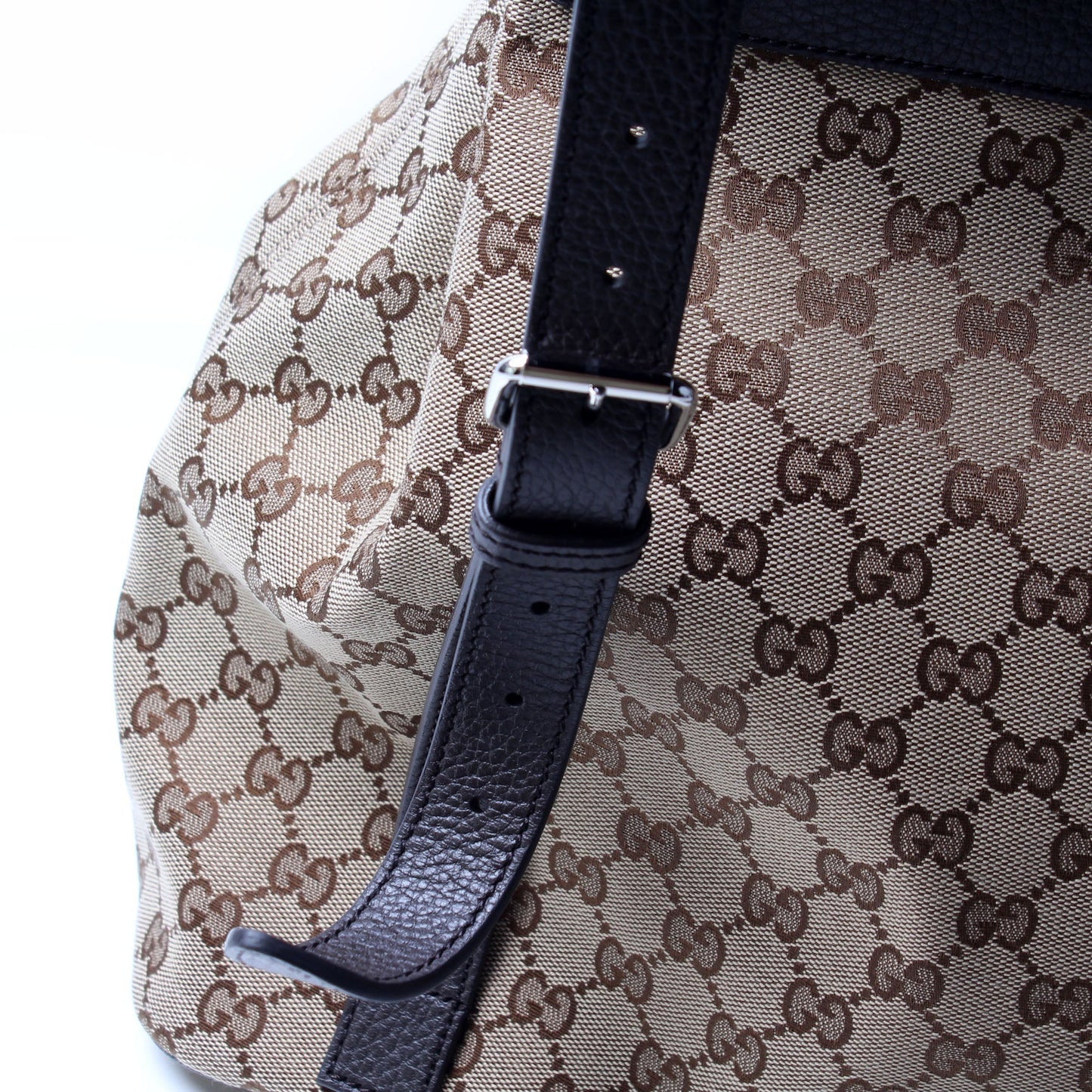 Gucci 449175 GG Canvas Drawstring Backpack Bag