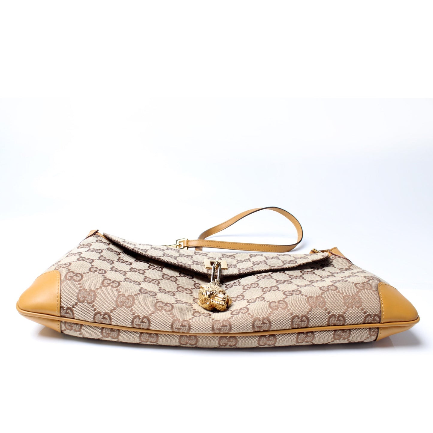 Gucci 0001.4113 GG Canvas Tiger Drop Bag